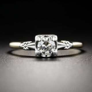 .35 Carat Old European Diamond Ring