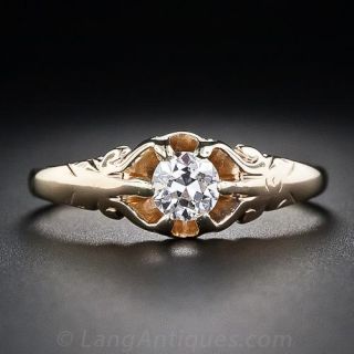 .35 Carat Victorian Diamond Solitaire