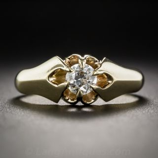 .35 Carat Victorian Solitaire Diamond Ring