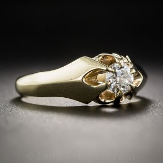 .35 Carat Victorian Solitaire Diamond Ring