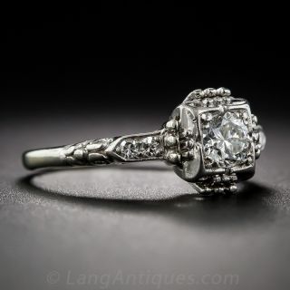 .35 Carat Vintage Diamond Engagement Ring