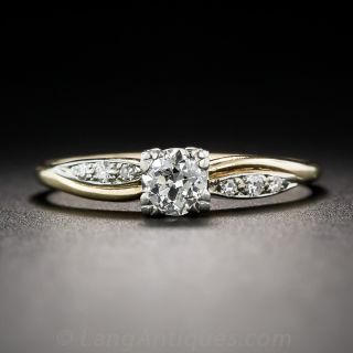 .35 Carat Vintage Diamond Engagement Ring