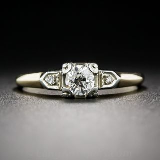 .35 Carat Vintage Diamond Engagement Ring