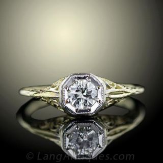 Vintage Diamond Engagement Ring 
