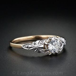 .35 Carat Vintage Diamond Wedding Ring