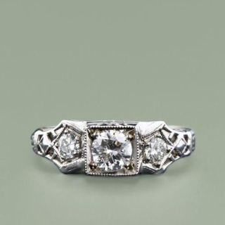 Estate Diamond Engagement Ring 