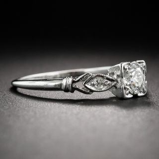 .36 Carat Platinum and Diamond Vintage Engagement Ring