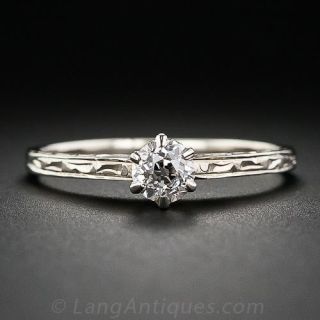 .36 Carat Vintage Diamond Solitaire