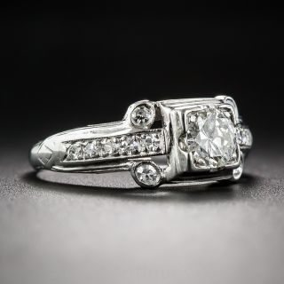 .38 Carat Art Deco Diamond Engagement Ring