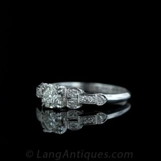 .38 Carat Diamond Art Deco Engagement Ring