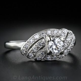 .38 Carat  Diamond Vintage Engagement Ring