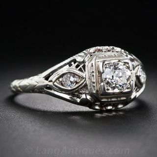 .38 Carat Early-Art Deco Engagement Ring