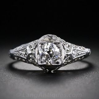 .38 Carat Vintage Diamond Engagement Ring