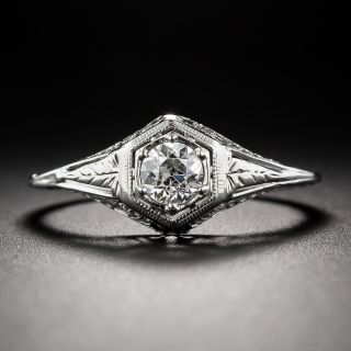 .39 Carat Art Deco Diamond Engagement Ring c.1927