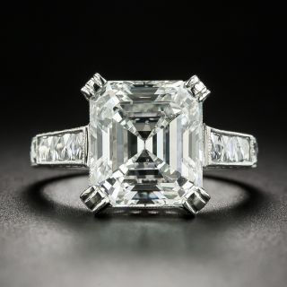 Lang Collection 4.90 Carat Emerald-Cut Diamond Engagement Ring - GIA I SI2 - 2