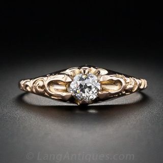 .40 Carat Antique  Diamond Ring