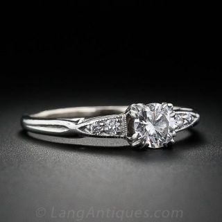 .40 Carat Art Deco Diamond Engagement Ring
