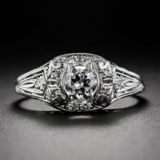 .40 Carat Art Deco Diamond Engagement Ring