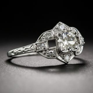 .40 Carat Art Deco Diamond Engagement Ring