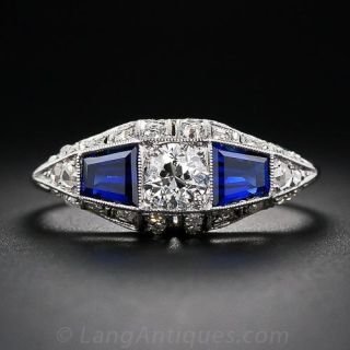 .40 Carat Art Deco Diamond Ring