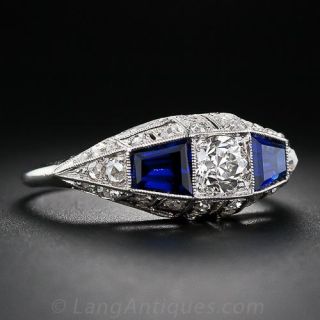 .40 Carat Art Deco Diamond Ring