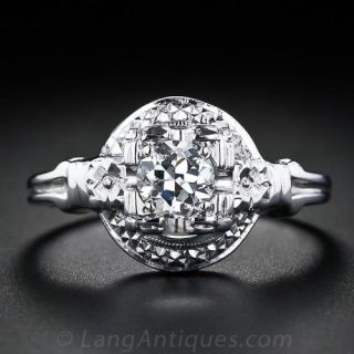 .40 Carat Art Deco Diamond Ring