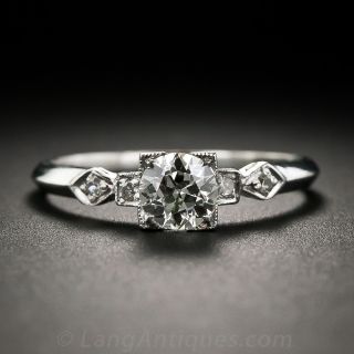 .40 Carat Art Deco Engagement Ring