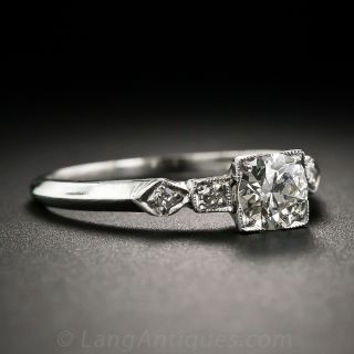 .40 Carat Art Deco Engagement Ring