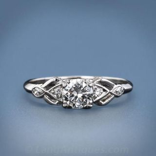 .40 Carat  Art Deco Engagement Ring