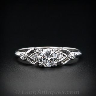 .40 Carat  Art Deco Engagement Ring