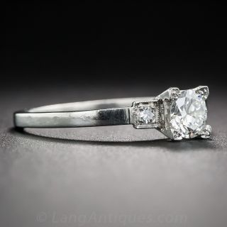 .40 Carat Diamond and Platinum Vintage Engagement Ring