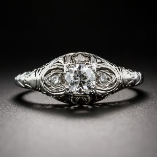 .40 Carat Diamond Antique Engagement Ring by Belais