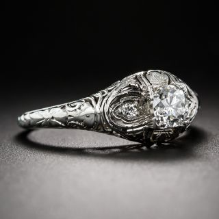 .40 Carat Diamond Antique Engagement Ring by Belais