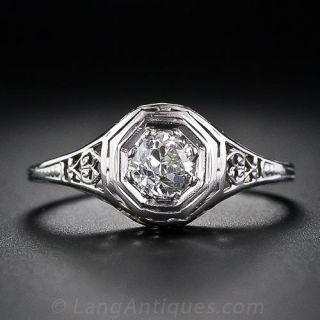.40 Carat Diamond Antique Engagement Ring