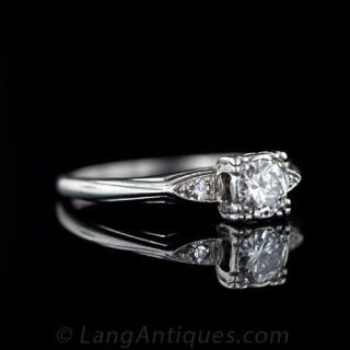 .40 Carat Diamond Engagement Ring, C. 1930's