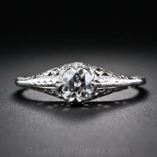 .40 Carat Diamond Filigree Engagement Ring