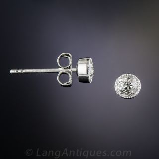 .40 Carat European-Cut Diamond Earrings