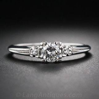 .40 Carat Mid-Century Diamond Engagement Ring