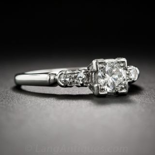 .40 Carat Mid-Century Diamond Engagement Ring