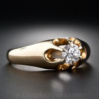 .40 Carat Victorian Diamond Solitaire Ring