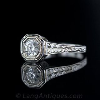 .40 Carat Vintage Diamond Engagement Ring