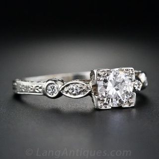 .40 Carat Vintage Diamond Engagement Ring