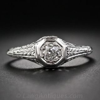 .40 Carat Vintage Diamond Engagement Ring
