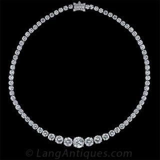 41+ Carat Diamond Riviera Necklace