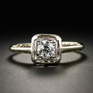 .41 Carat Diamond Two-Tone Solitaire Engagement Ring