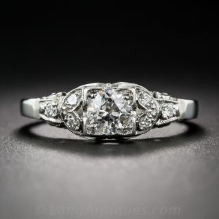 .42 Carat Diamond Art Deco Engagement Ring
