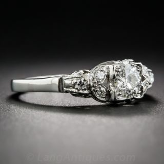 .42 Carat Diamond Art Deco Engagement Ring