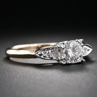 .42 Carat Mid-Century Diamond Engagement Ring