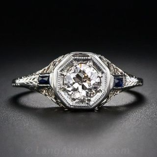 .42 Carat Vintage Diamond Engagement Ring