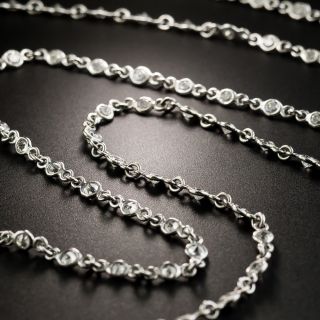 42-Inch Platinum Diamonds-By-The-Yard Necklace - 2